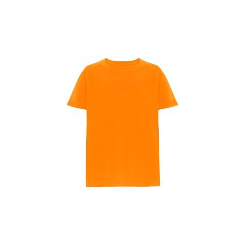 THC MOVE KIDS. Lasten tekninen lyhythihainen polyesteri-t-paita - Heksakromi oranssi