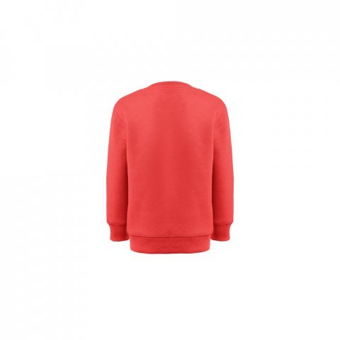 THC DELTA KIDS. Detsk&aacute; mikina z recyklovanej bavlny a polyesteru - Červen&aacute;