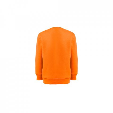 THC DELTA KIDS. Detsk&aacute; mikina z recyklovanej bavlny a polyesteru - Oranžov&aacute;