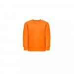 THC DELTA KIDS. Detsk&aacute; mikina z recyklovanej bavlny a polyesteru - Oranžov&aacute;