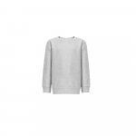 THC DELTA KIDS. Detsk&aacute; mikina z recyklovanej bavlny a polyesteru - Svetlo&scaron;ed&yacute; mel&iacute;r