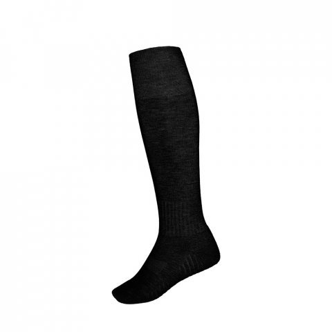 THC RUN KIDS. Chaussette de sport mi-mollet pour enfants - Noir