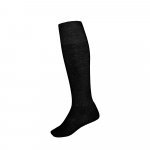 THC RUN KIDS. Chaussette de sport mi-mollet pour enfants - Noir