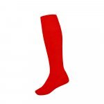 THC RUN KIDS. Chaussette de sport mi-mollet pour enfants - Rouge