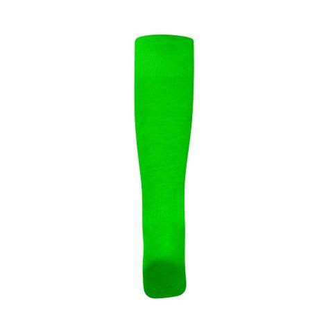 THC RUN KIDS. Chaussette de sport mi-mollet pour enfants - Vert citron