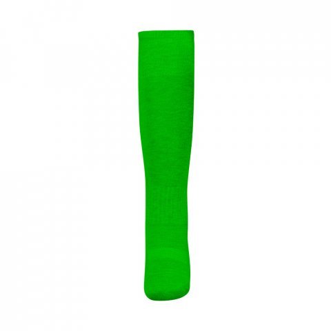 THC RUN KIDS. Chaussette de sport mi-mollet pour enfants - Vert citron