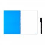 INFINITEBOOK PLAIN A5. A5 Infinitebook with flexible cover and 15 plain whiteboard pages - Royal blue