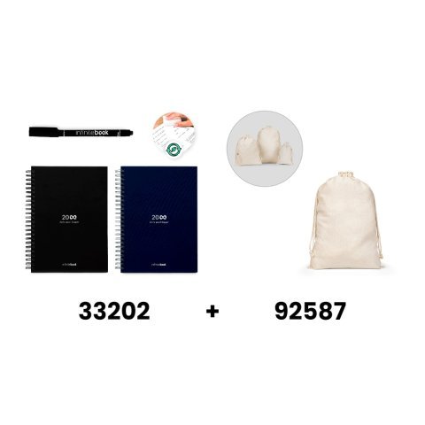 STARTER KIT INFINITE PLANNER A5. Le set comprend un "infinite Diary", un kit de nettoyage, un marqueur et un porte-marqueur