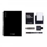 STARTER KIT INFINITEBOOK A5. Set includes an A5 "Infinitebook", cleaning kit, marker and marker holder - Black