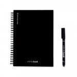STARTER KIT INFINITEBOOK A5. Set includes an A5 "Infinitebook", cleaning kit, marker and marker holder - Black