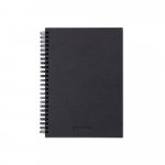 STARTER KIT INFINITEBOOK A5 PLANNER TEXTURE. Kit comprising "Infinitebook" with hard cover, 1 cleaning kit, 1 marker and 1 ballpoint holder - Black