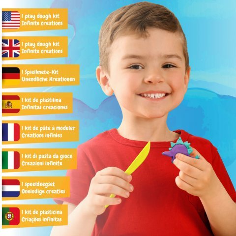 Modeling Dough Factory Kit I. Jeu &eacute;ducatif pour enfants - Panach&eacute;