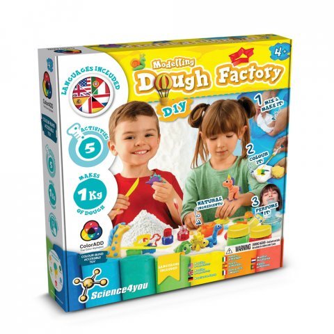 Modeling Dough Factory Kit I. Jeu &eacute;ducatif pour enfants - Panach&eacute;