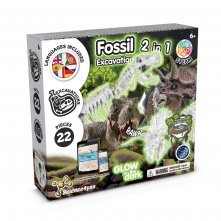 2 in 1 Fossil Excavation Kit I. L&aelig;rerigt spil til b&oslash;rn
