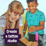 Tattoo Factory Kit I. Jogo did&aacute;tico para crian&ccedil;as - Sortido