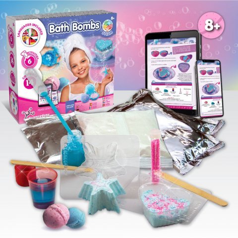 Bath Bombs Kit I. L&aelig;rerigt spil til b&oslash;rn - Assorteret