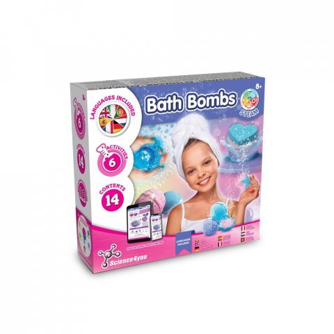 Bath Bombs Kit I. L&aelig;rerigt spil til b&oslash;rn - Assorteret