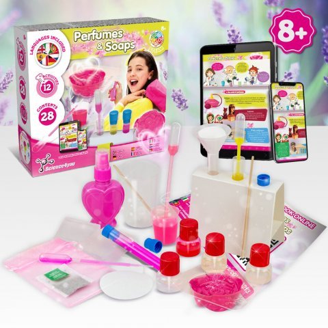 Perfume & Soap Factory Kit I. Pedagogiskt spel f&ouml;r barn - Blandade f&auml;rger