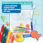 BATH CRAYONS. Pedagogiska leksaker f&ouml;r barn - Blandade f&auml;rger