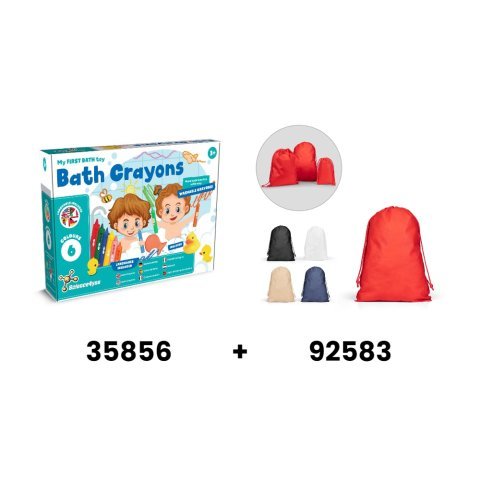 BATH CRAYONS. L&aelig;rerigt leget&oslash;j til b&oslash;rn