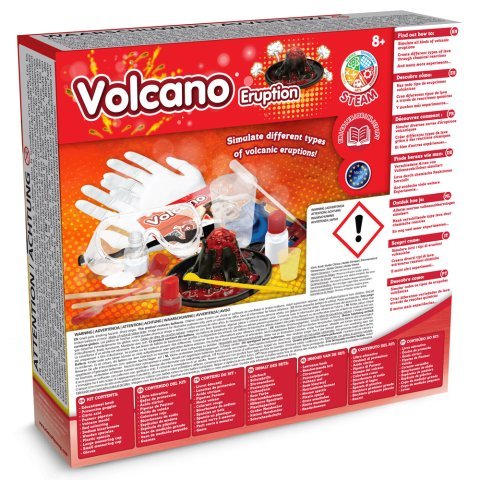 VOLCANIC ERUPTION GAME. L&aelig;ringsspil til b&oslash;rn - Assorteret