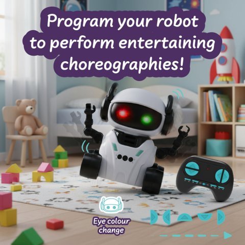 ROMI INTELLIGENT ROBOT. &Epsilon;&kappa;&pi;&alpha;&iota;&delta;&epsilon;&upsilon;&tau;&iota;&kappa;ό &pi;&alpha;&iota;&chi;&nu;ί&delta;&iota; &gamma;&iota;&alpha; &pi;&alpha;&iota;&delta;&iota;ά - &Mu;ί&xi;&eta;