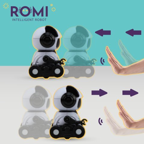 ROMI INTELLIGENT ROBOT. &Epsilon;&kappa;&pi;&alpha;&iota;&delta;&epsilon;&upsilon;&tau;&iota;&kappa;ό &pi;&alpha;&iota;&chi;&nu;ί&delta;&iota; &gamma;&iota;&alpha; &pi;&alpha;&iota;&delta;&iota;ά - &Mu;ί&xi;&eta;
