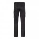 VL LUGH. Strečov&eacute; nohavice s viacer&yacute;mi vreckami (240 g/m&sup2;) z bavlny (46 %), EME (38 %) a polyesteru (16 %) - Čierna