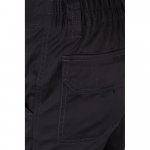 VL LUGH. Strečov&eacute; nohavice s viacer&yacute;mi vreckami (240 g/m&sup2;) z bavlny (46 %), EME (38 %) a polyesteru (16 %) - Čierna