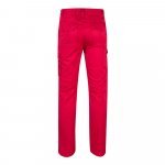 VL LUGH. Strečov&eacute; nohavice s viacer&yacute;mi vreckami (240 g/m&sup2;) z bavlny (46 %), EME (38 %) a polyesteru (16 %) - Červen&aacute;