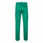 VL LUGH. Strečov&eacute; nohavice s viacer&yacute;mi vreckami (240 g/m&sup2;) z bavlny (46 %), EME (38 %) a polyesteru (16 %) - Zelen&aacute;