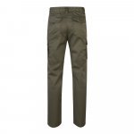 VL LUGH. Strečov&eacute; nohavice s viacer&yacute;mi vreckami (240 g/m&sup2;) z bavlny (46 %), EME (38 %) a polyesteru (16 %) - Vojensk&aacute; zelen&aacute;