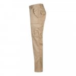 VL LUGH. Strečov&eacute; nohavice s viacer&yacute;mi vreckami (240 g/m&sup2;) z bavlny (46 %), EME (38 %) a polyesteru (16 %) - Svetl&aacute; pr&iacute;rodn&aacute;