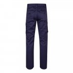 VL PAN. Strečov&eacute; nohavice s viacer&yacute;mi vreckami (290 g/m&sup2;), z bavlny (46 %), EME (38 %) a polyesteru (16 %) - Modr&aacute;