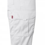 VL PAN. Strečov&eacute; nohavice s viacer&yacute;mi vreckami (290 g/m&sup2;), z bavlny (46 %), EME (38 %) a polyesteru (16 %) - Biela