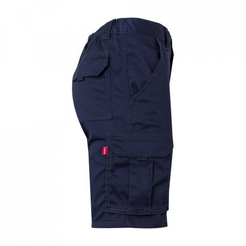 VL HEBE. Strečov&eacute; bermudy s viacer&yacute;mi vreckami (240 g/m&sup2;), z bavlny (46 %), EME (38 %) a polyesteru (16 %) - N&aacute;morn&iacute;cka modr&aacute;