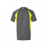VL SLAYER. Tricou tehnic bicolor bird-eye (160g/m&sup2;), din poliester (100%) - Gri/Galben