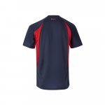 VL SLAYER. Tricou tehnic bicolor bird-eye (160g/m&sup2;), din poliester (100%) - Albastru/Roșu