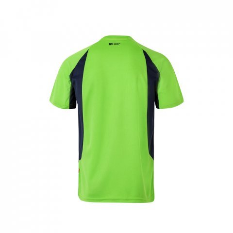 VL SLAYER. Tricou tehnic bicolor bird-eye (160g/m&sup2;), din poliester (100%) - Verde/Albastru