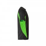 VL SLAYER. Tricou tehnic bicolor bird-eye (160g/m&sup2;), din poliester (100%) - Negru/Verde