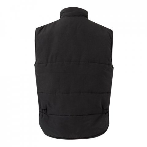 VL MEFITIS. Multi-pocket padded vest (220g/m&sup2;), in polyester (100%) - Black