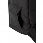 VL MEFITIS. Multi-pocket padded vest (220g/m&sup2;), in polyester (100%) - Black