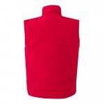 VL MEFITIS. Multi-pocket padded vest (220g/m&sup2;), in polyester (100%) - Red