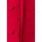 VL MEFITIS. Multi-pocket padded vest (220g/m&sup2;), in polyester (100%) - Red