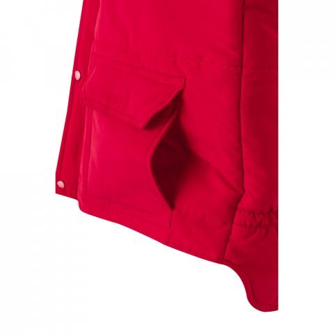 VL MEFITIS. Multi-pocket padded vest (220g/m&sup2;), in polyester (100%) - Red