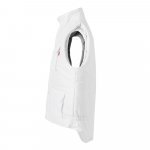 VL MEFITIS. Multi-pocket padded vest (220g/m&sup2;), in polyester (100%) - White