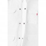 VL MEFITIS. Multi-pocket padded vest (220g/m&sup2;), in polyester (100%) - White