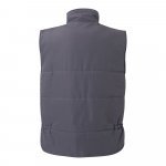 VL MEFITIS. Multi-pocket padded vest (220g/m&sup2;), in polyester (100%) - Grey