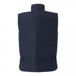 VL MEFITIS. Multi-pocket padded vest (220g/m&sup2;), in polyester (100%) - Navy blue