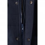 VL MEFITIS. Multi-pocket padded vest (220g/m&sup2;), in polyester (100%) - Navy blue
